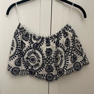 Luxxel tube top. NWT. Navy. Size Small. Style #LTS4913